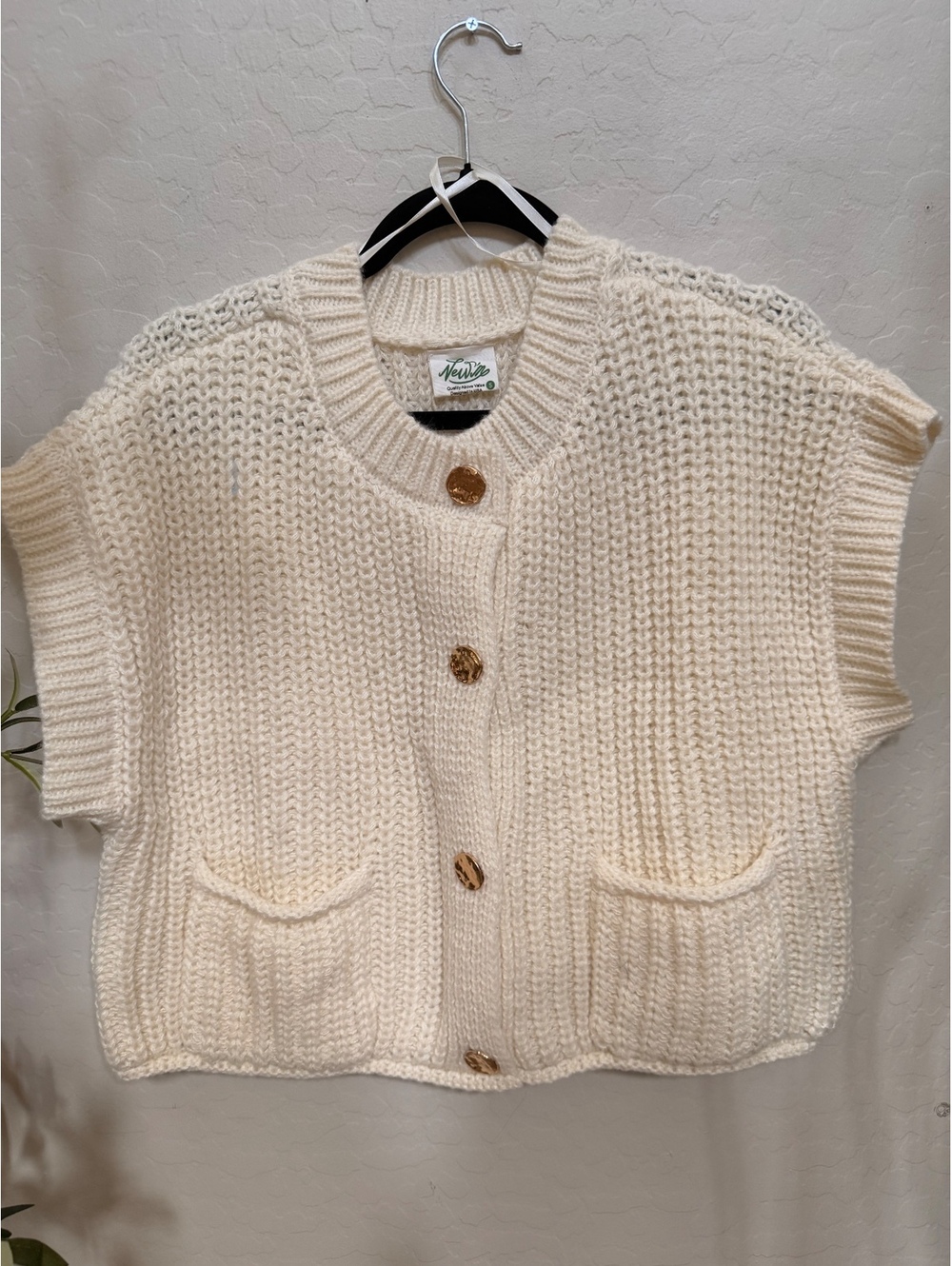 Cream Sweater Vest